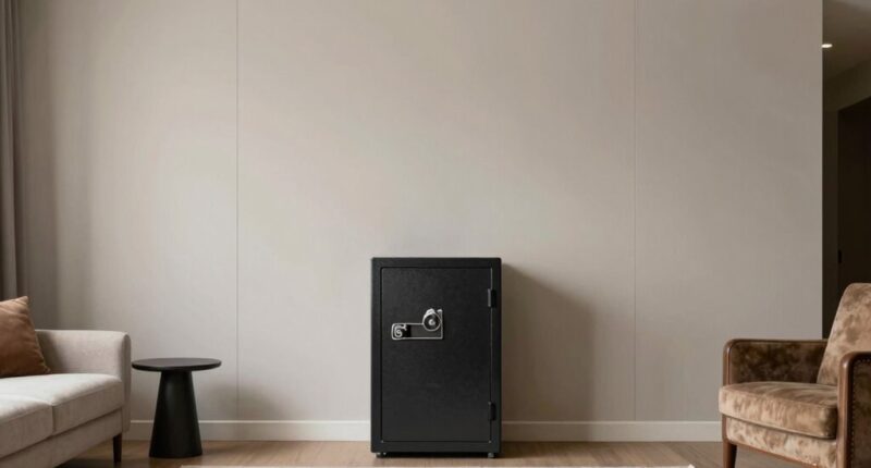 hidden wall safe accessibility