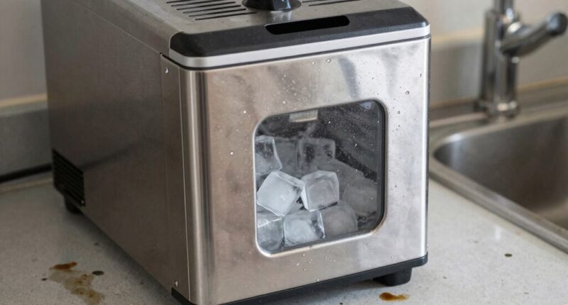 ice taste from poor maintenance