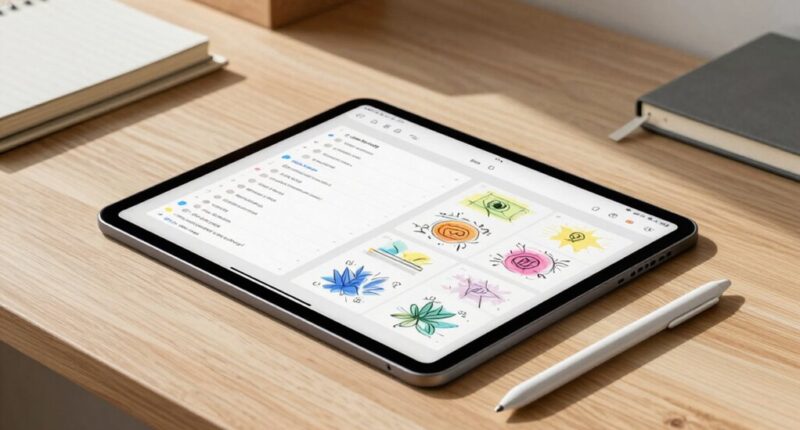 organized digital note workflow