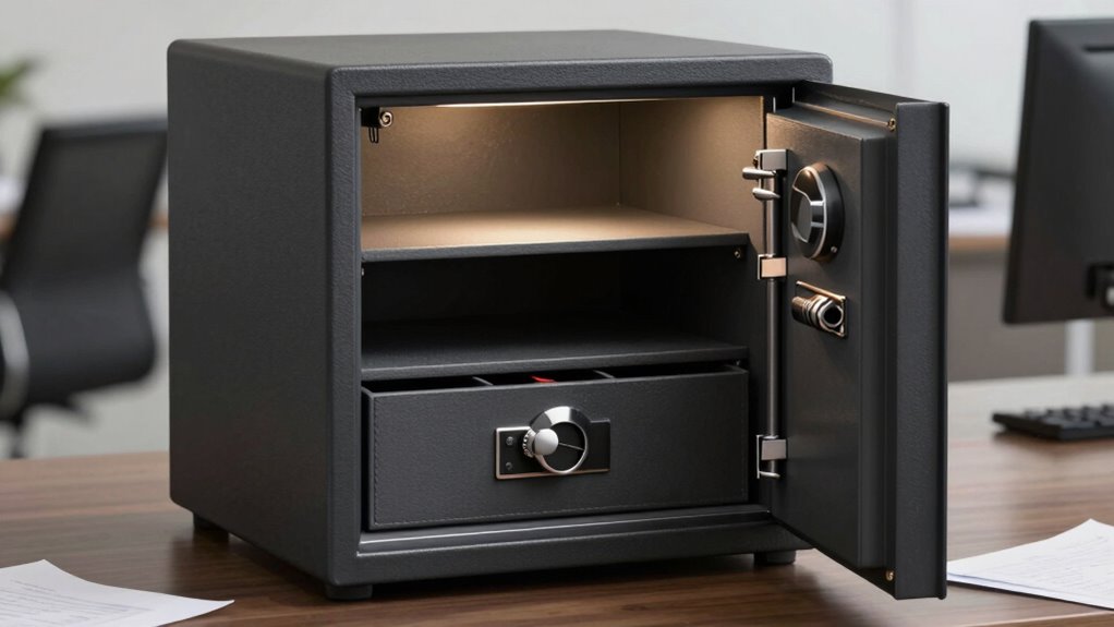 organized secure fire resistant safes