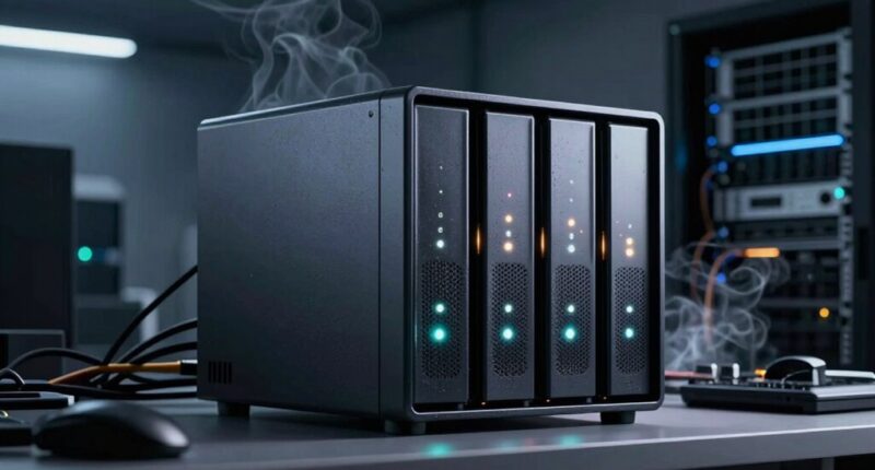 overheating destroys nas systems