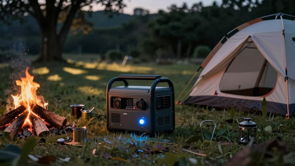 quiet portable noise regulating power