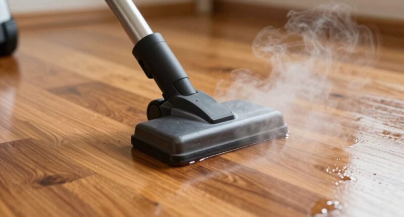 using steam cleaners improperly