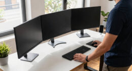 10 Best L-Shaped Standing Desk for Multi-Monitor Setup in 2026