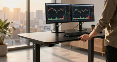 9 Best Electric Standing Desk for Trading Setup in 2026