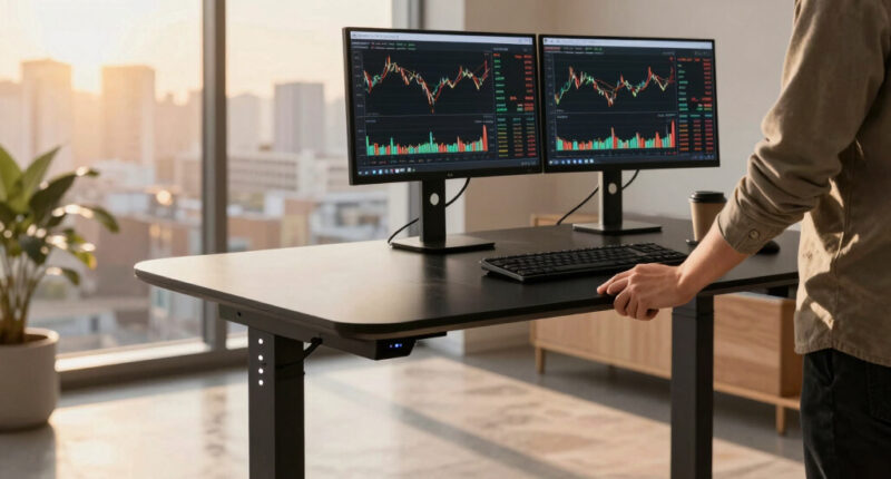 9 Best Electric Standing Desk for Trading Setup in 2026