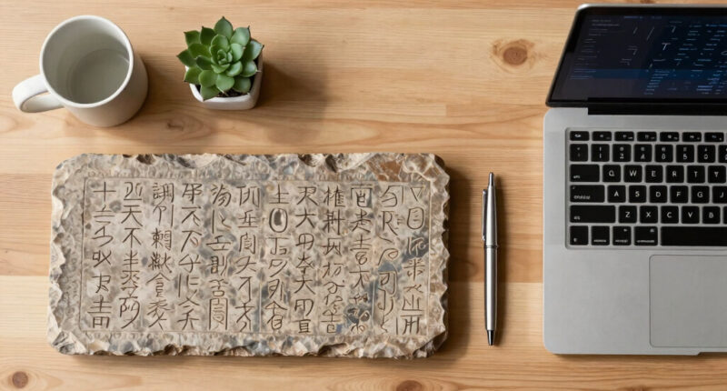 A lost ancient script reveals how writing as we know it began