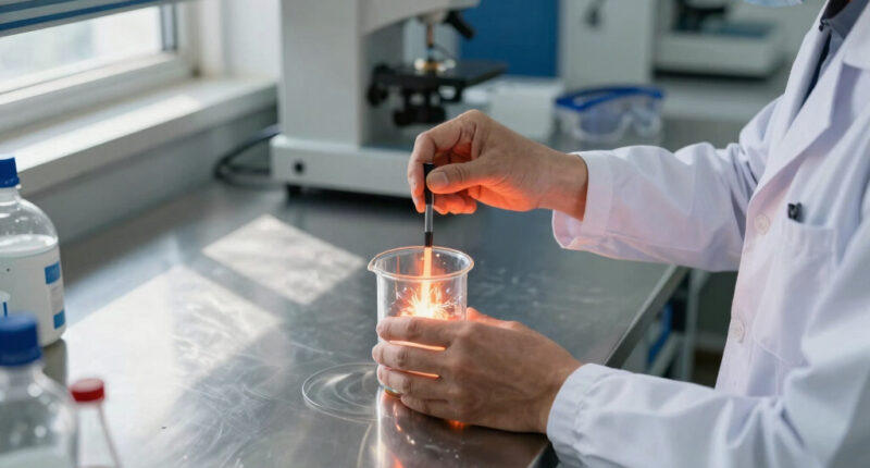 Microscale Thermite Reaction