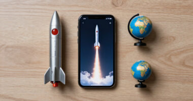 Iran Launches Missiles