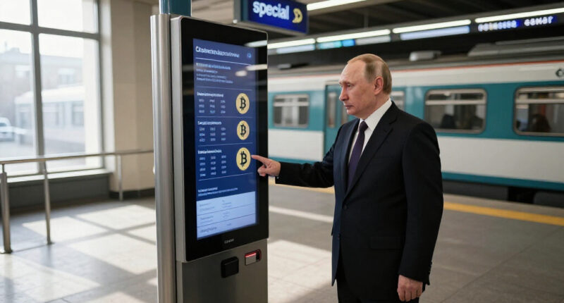 Putin Attends Launch Of Moscow Metro’s New Line As One Station Displays ‘Special Military Operation’ Imagery