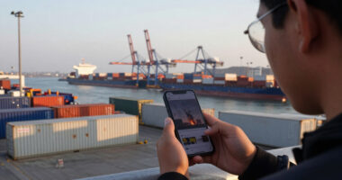 Ukrainian Drone Attack On Russian Port City Kills Four. Fire Reported At Port.